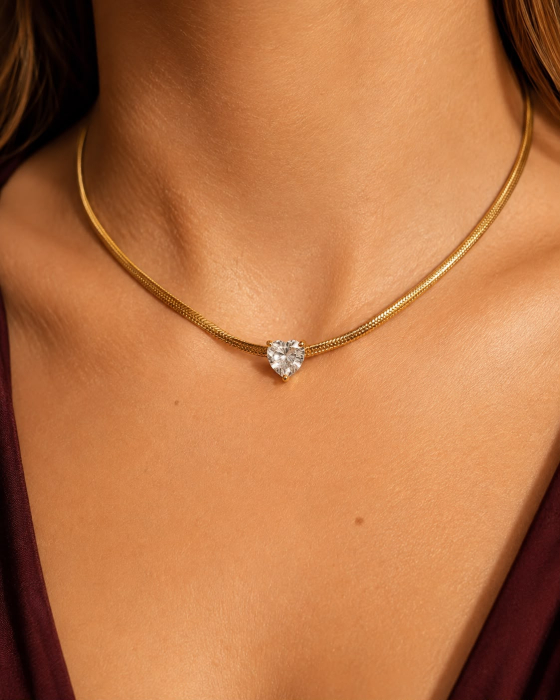 Choker Crystal Heart [2]