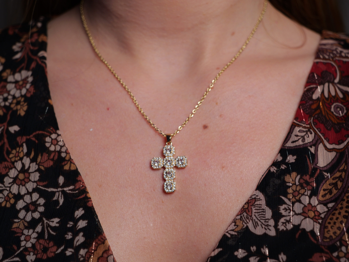 Colier Cross Shiney [2]