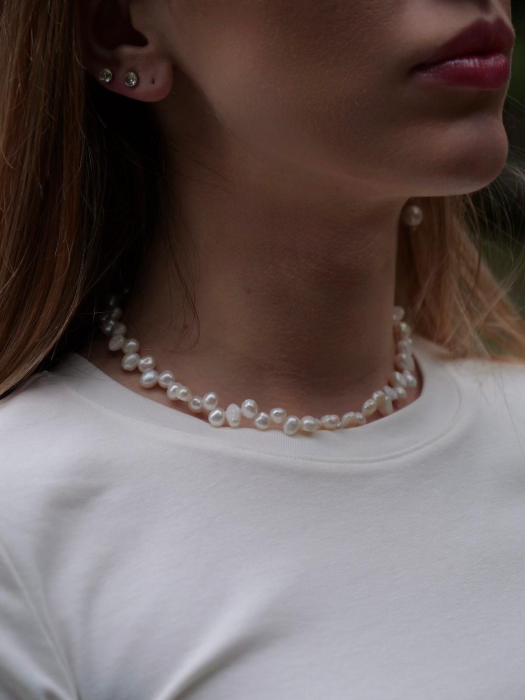 Colier Perle Naturale Cascade [2]