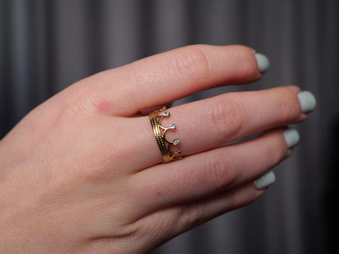 Inel Coroana cu Cristale [2]