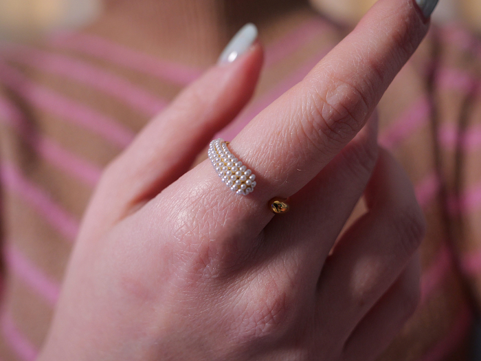 Inel Perle Open Ring [2]