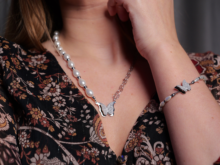 Set Butterfly Pearl [2]