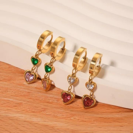 Cercei Double Heart [2]