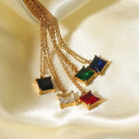 Colier Square Emerald [3]