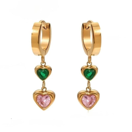 Produse - Cercei Double Heart