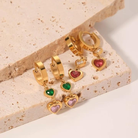 Cercei Double Heart [3]