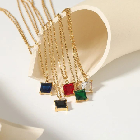 Colier Square Emerald [2]