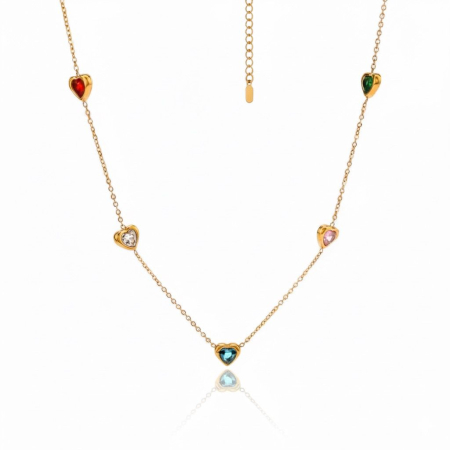 Produse - Colier Five Hearts Symphony
