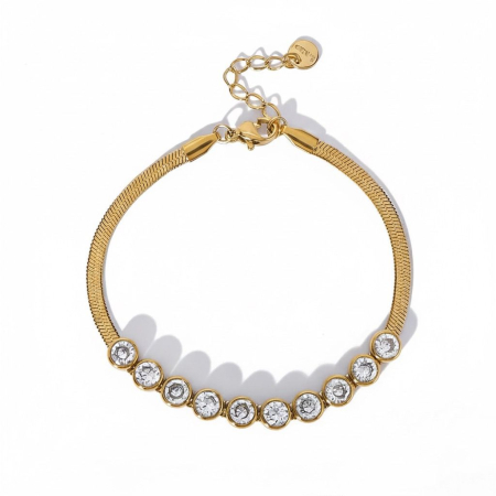 Produse - Brățara Golden Crystal Shine