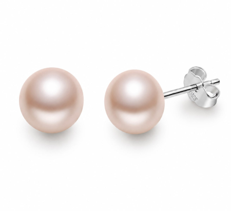 Perle - Cercei Argint Perle Naturale 8 mm