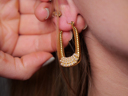 Cercei Geometric Pearl Drop [1]