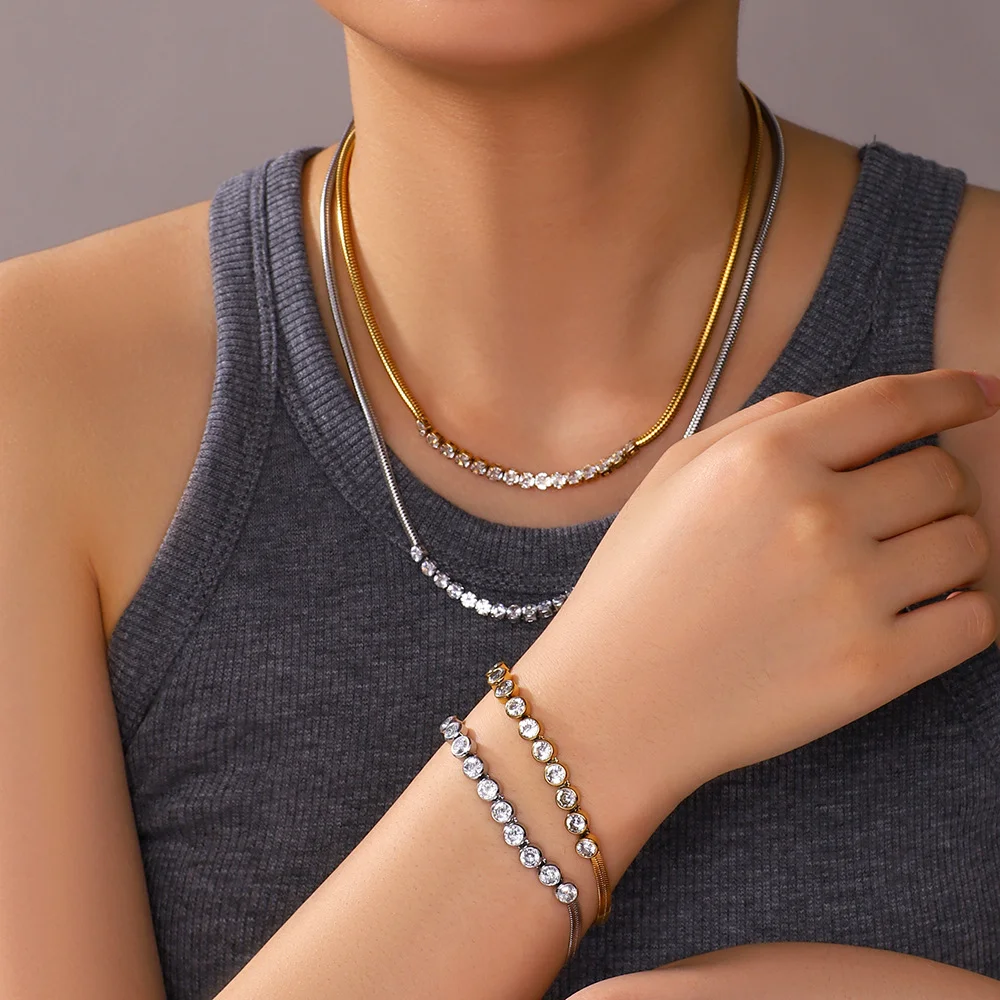 Chocker Golden Crystal Shine [3]