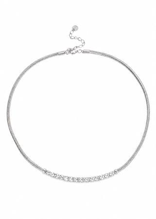 Coliere - Colier Silver Crystal