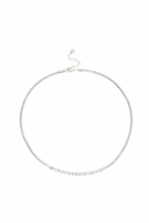 Produse - Chocker Silver Crystal Shine