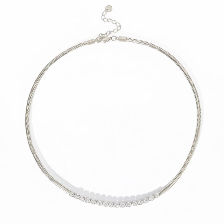 Produse - Chocker Silver Crystal Shine
