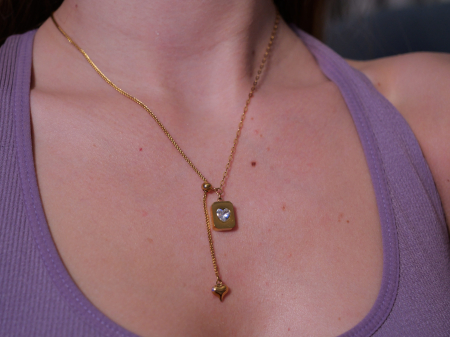 Colier Crystal Heart Rectangle [1]