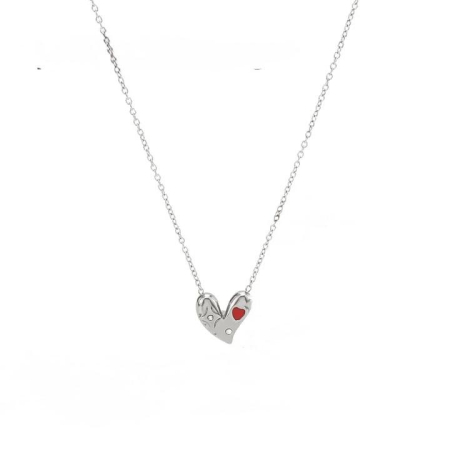Produse - Colierul Crystal Heart Silver