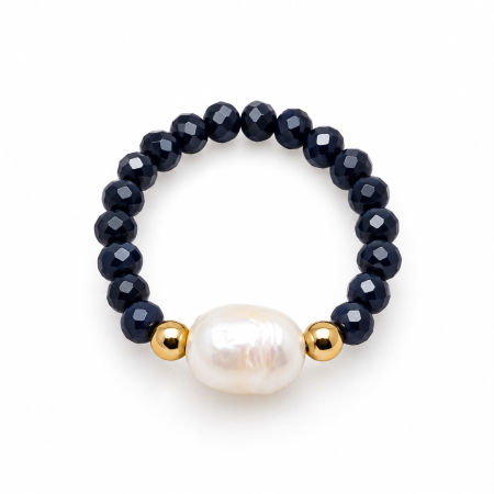 Perle - Inel Pearl Éclat Black