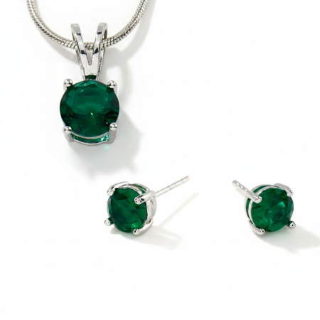 Produse - Set Cercei & Colier Emerald