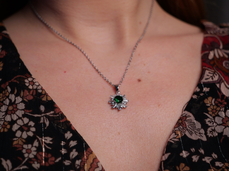 Set Floral elegance Emerald [2]