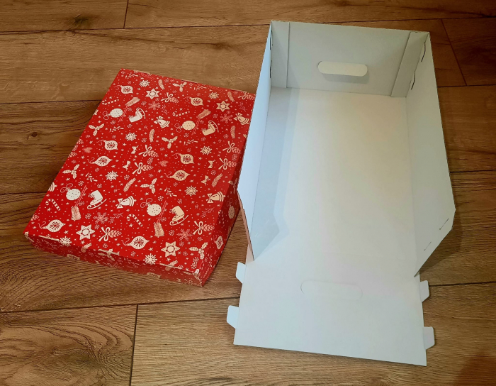 Cos cadou tipar Craciun 33x25x15 cm [3]