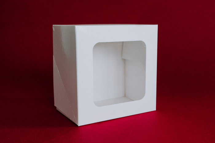 CUTIE 12X12X8, CU FEREASTRA SI TAVITA, E0-TAV-ALB, SET 5 BUC [10]