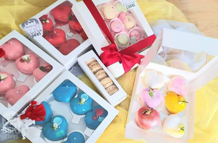 CUTIE 20X20X5, CU FEREASTRA SI TAVITA, E3-TAV- ALB, SET 5 BUC [3]