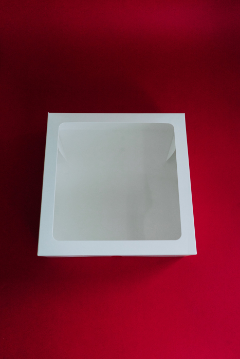 CUTIE 23X23X7, CU FEREASTRA SI TAVITA, E5-TAV- ALB, SET 5 BUC [9]