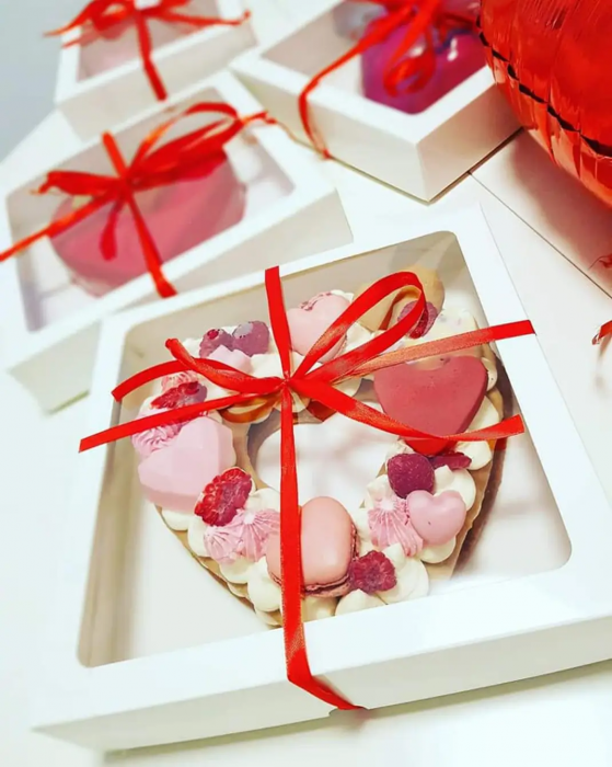 CUTIE 26X26X5, CU FEREASTRA SI TAVITA, E4-TAV- ALB, SET 5 BUC [2]