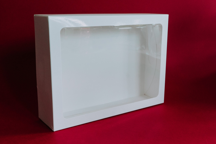 CUTIE 30X22X7.5, CU FEREASTRA SI TAVITA, E6 TAV- ALB, SET 5 BUC [3]