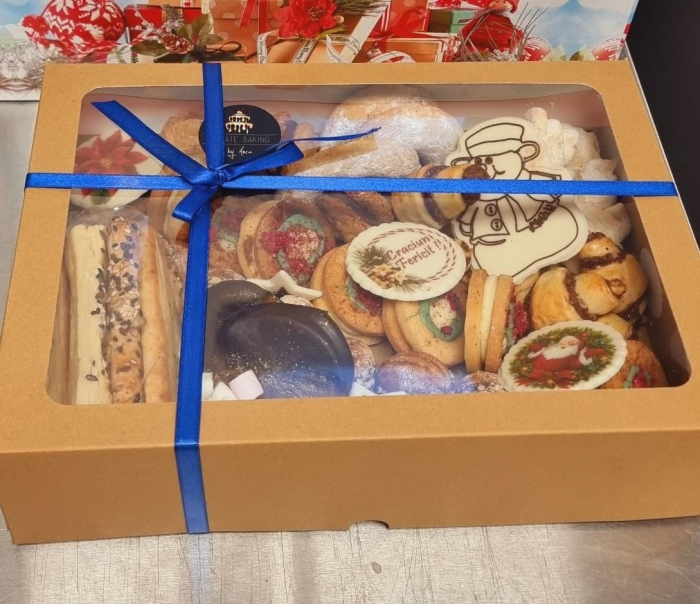 Cutie natur cu fereastră și tăviță 30x22x7.5 cm [3]