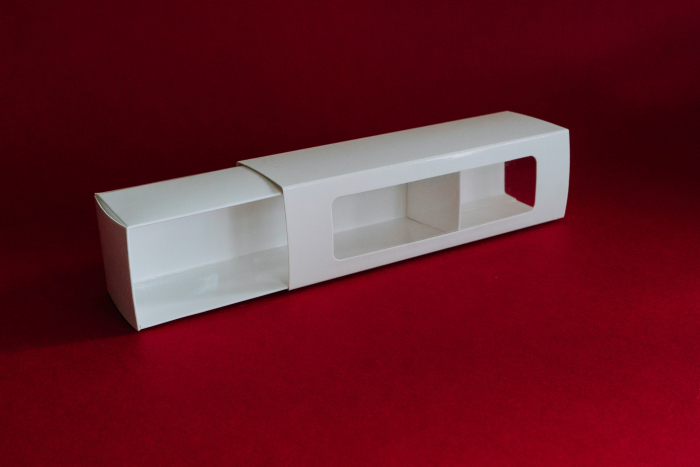 CUTIE 6-8 MACARONS, 18X5.5X5.5 CM, CU SERTAR, COD MAC3- ALB, SET 5 BUC [10]