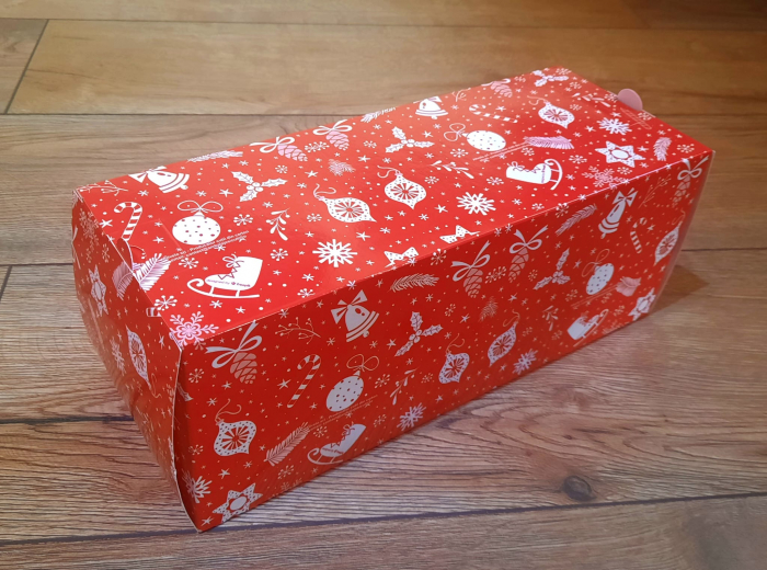 Cutie cozonac 30x11x11 tipar Craciun [2]