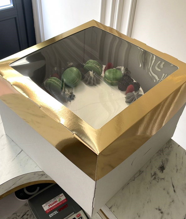 Cutie Pentru Tort 30x30x15 cm, cu fereastra [3]