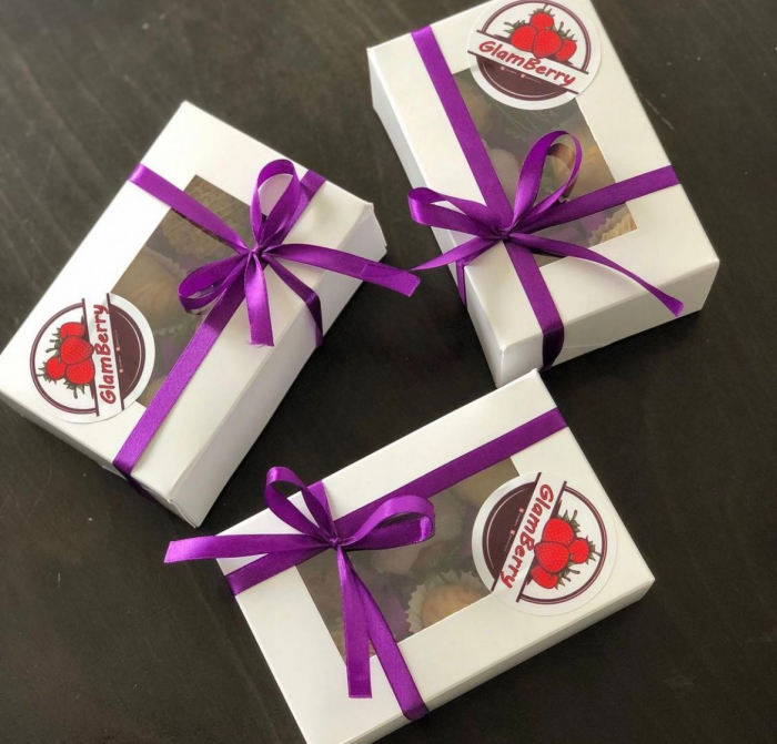 CUTII MINIPRAJITURI SAU MACARONS,15X10X5.5 CM, COD D00- ALB, SET 5 BUC [4]