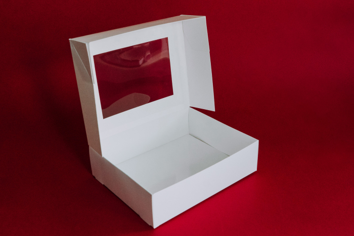 CUTII MINIPRAJITURI SAU MACARONS, 20X16X5.5 CM, COD D2- ALB, SET 5 BUC [7]