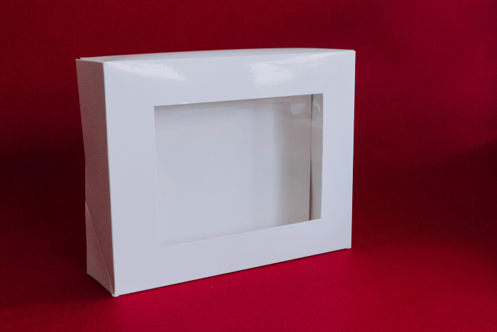 CUTII MINIPRAJITURI SAU MACARONS, 20X16X5.5 CM, COD D2- ALB, SET 5 BUC [6]