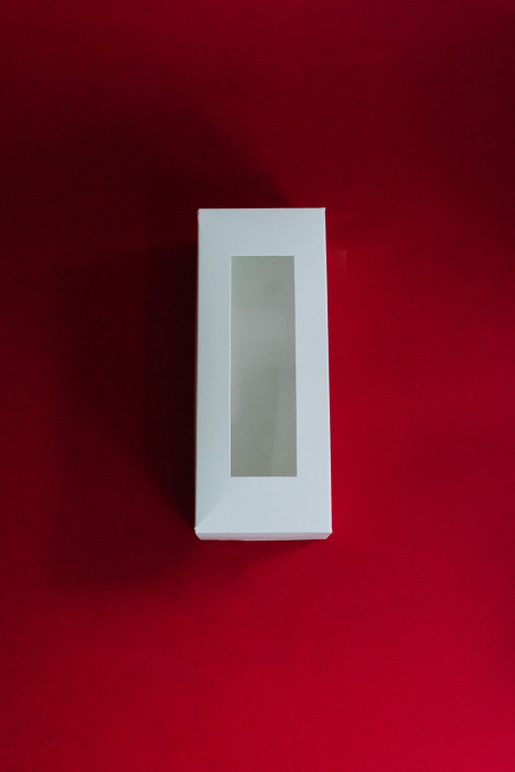 CUTII MINIPRAJITURI SAU MACARONS, 20X8X5.5 CM, COD D0- ALB, SET 5 BUC [2]