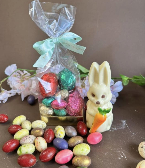 Sacchetti in Plastica, con rialzo, colore Oro, 100X60X300MM, Set 25 Pezzi [1]