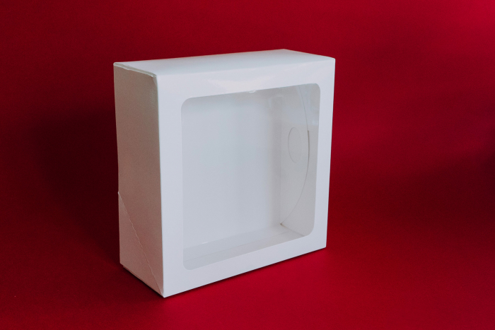 SMART BOX 20X20X8 CM, CU FEREASTRA, COD SB1F ALB, SET 5 BUC [9]