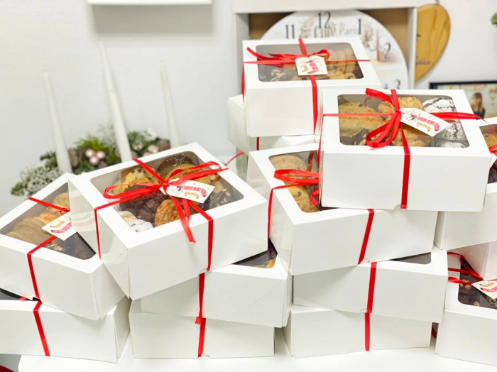 SMART BOX 20X20X8 CM, CU FEREASTRA, COD SB1F ALB, SET 5 BUC [2]