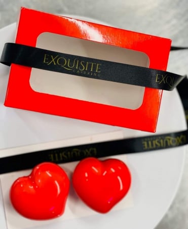 Scatole Aperte con Finestra - Cutie cu fereastră și tăviță 20x13x8 cm, rosu