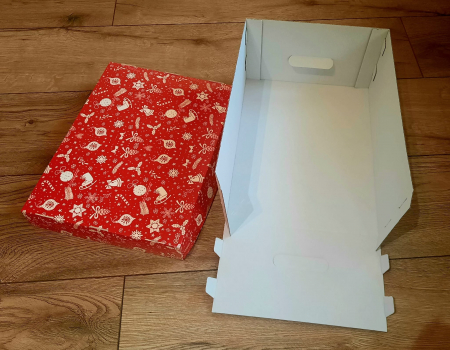 Cos cadou tipar Craciun 33x25x15 cm [2]