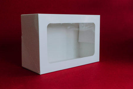 CUTIE 20X13X8, CU FEREASTRA SI TAVITA, E2-TAV- ALB, SET 5 BUC [2]