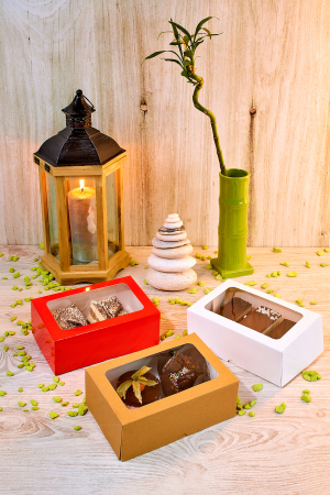 CUTIE 20X13X8, CU FEREASTRA SI TAVITA, E2-TAV- ALB, SET 5 BUC [4]