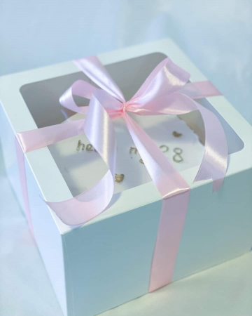 CUTIE 23X23X7, CU FEREASTRA SI TAVITA, E5-TAV- ALB, SET 5 BUC [4]