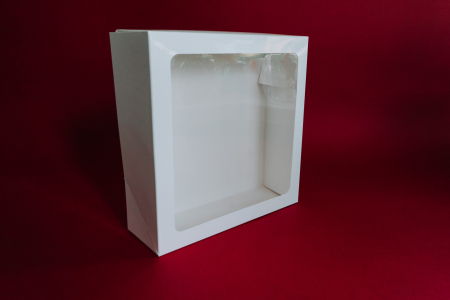 CUTIE 23X23X7, CU FEREASTRA SI TAVITA, E5-TAV- ALB, SET 5 BUC [7]