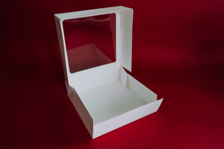 CUTIE 23X23X7, CU FEREASTRA SI TAVITA, E5-TAV- ALB, SET 5 BUC [6]