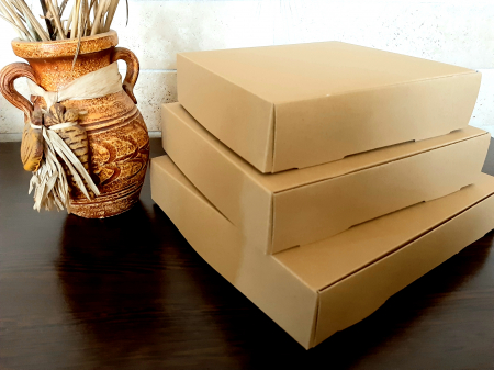 Linea Bio - Cutie 26x26x5 cm, natur