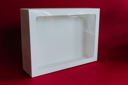 CUTIE 30X22X7.5, CU FEREASTRA SI TAVITA, E6 TAV- ALB, SET 5 BUC [2]